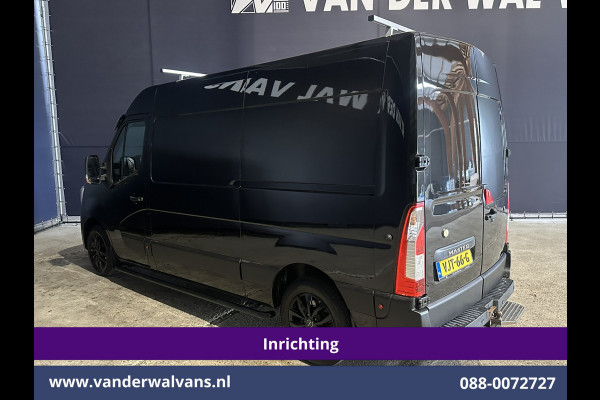 Renault Master 2.3 dCi 180pk L2H2 Inrichting Euro6 Airco | Camera | Navigatie | LM Velgen | Cruisecontrol | LED Sidebars, 2500kg Trekhaak, Parkeersensoren, Bijrijdersbank
