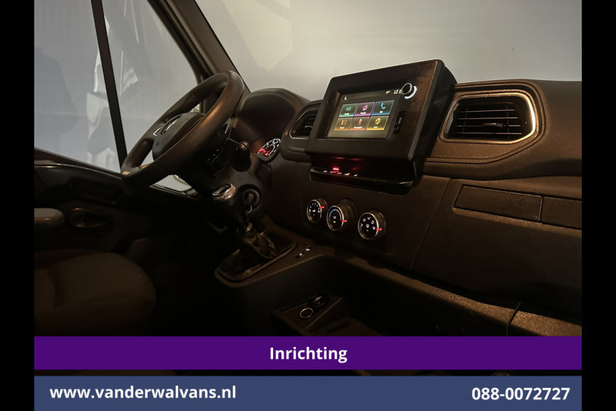 Renault Master 2.3 dCi 180pk L2H2 Inrichting Euro6 Airco | Camera | Navigatie | LM Velgen | Cruisecontrol | LED Sidebars, 2500kg Trekhaak, Parkeersensoren, Bijrijdersbank