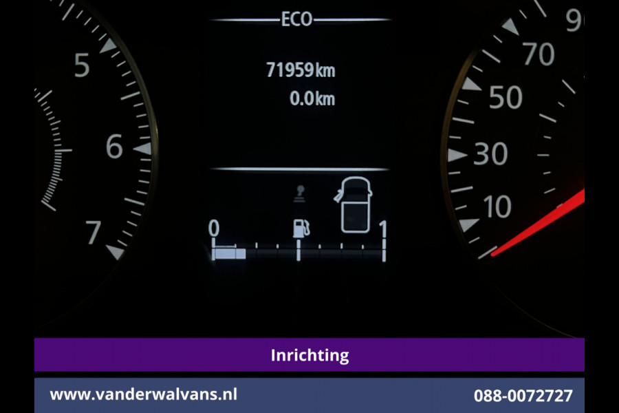 Renault Master 2.3 dCi 180pk L2H2 Inrichting Euro6 Airco | Camera | Navigatie | LM Velgen | Cruisecontrol | LED Sidebars, 2500kg Trekhaak, Parkeersensoren, Bijrijdersbank