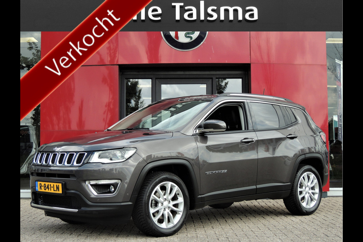Jeep Compass 1.3T Limited Automaat 150PK | Clima | Xenon | Navi | Keyless | Licht/regen sensor | All-season banden