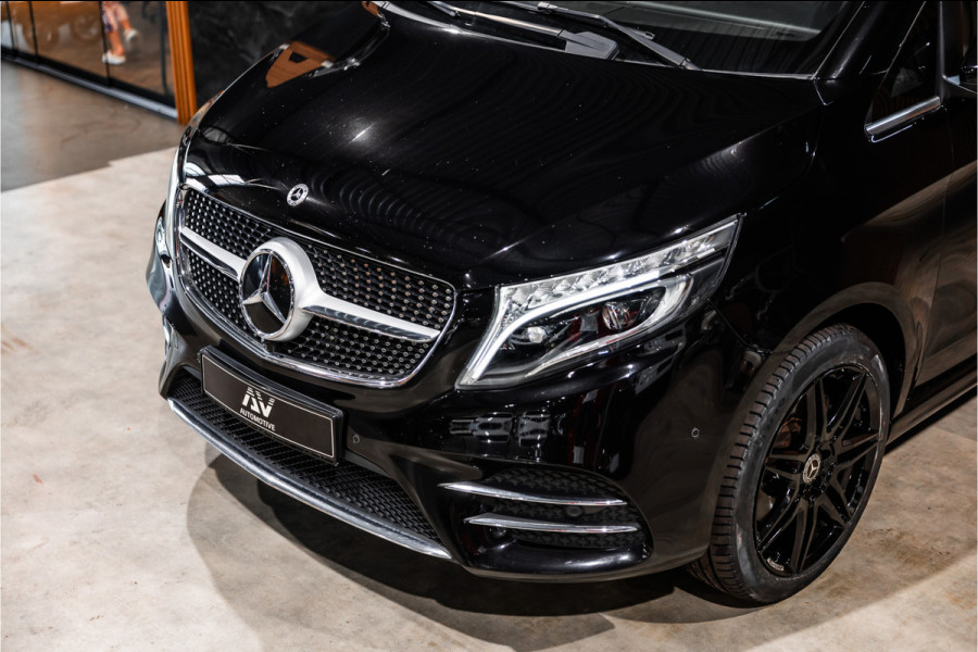 Mercedes-Benz V-Klasse 300d Lang | AMG | Memory seats | Stoelventilatie | 360 Camera | ACC | CarPlay | Navigatie | Lederen bekleding | DAB | Dodehoek | Trekhaak | Nieuwe APK | 2-Zitter | Enkel cabine