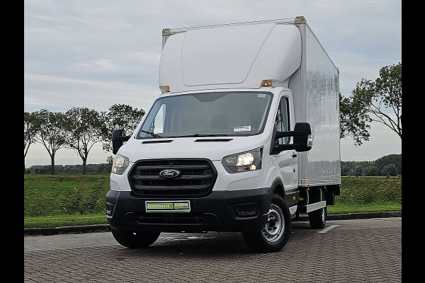 Ford Transit 350 2.0 TDCI Ambiente Skeletal Airco, Oh-historie, Laadklep, Zijdeur, Spoiler, Lat-om-Lat Betimmerd, NAP, Euro6,