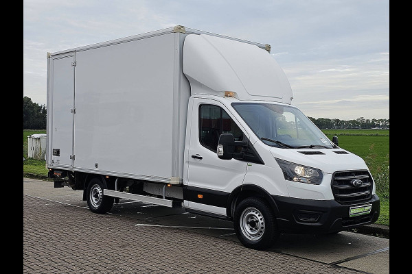 Ford Transit 350 2.0 TDCI Ambiente Skeletal Airco, Oh-historie, Laadklep, Zijdeur, Spoiler, Lat-om-Lat Betimmerd, NAP, Euro6,