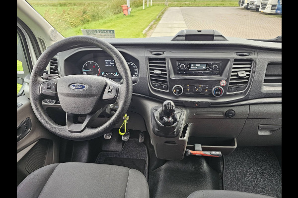 Ford Transit 350 2.0 TDCI Ambiente Skeletal Airco, Oh-historie, Laadklep, Zijdeur, Spoiler, Lat-om-Lat Betimmerd, NAP, Euro6,