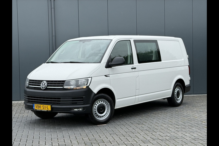 Volkswagen Transporter 2.0 TDI / L2H1 / DUBBELE CABINE / TREKHAAK / 1e EIG. / CRUISE / AIRCO / ISOFIX