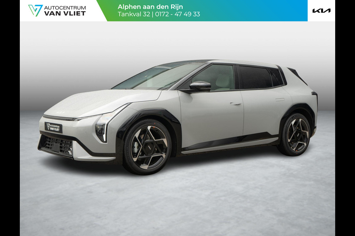 Kia EV4 GT-Line 81.4 kWh | Direct Leverbaar! | Navi. | Clima. | Adapt. Cruise. | Dodehoekassistentie | Stoel&Stuu Verwarming | Glazen Schuif-/Kanteldak | Harman Kardon | GT-Line Vegan Lederen Stoelbekleding