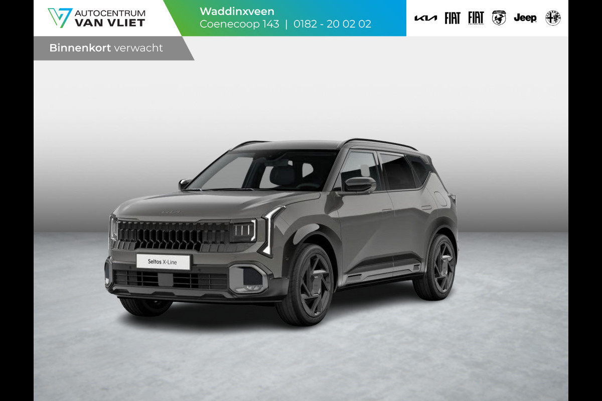 Kia Seltos 1.6 GDi Hybrid X-Line Launch Edition | Actieprijs* | Navi. | Clima. | Adapt. Cruise. | Dodehoekcamera | Stoel&Stuur Verwarming | Harman Kardon | Panodak