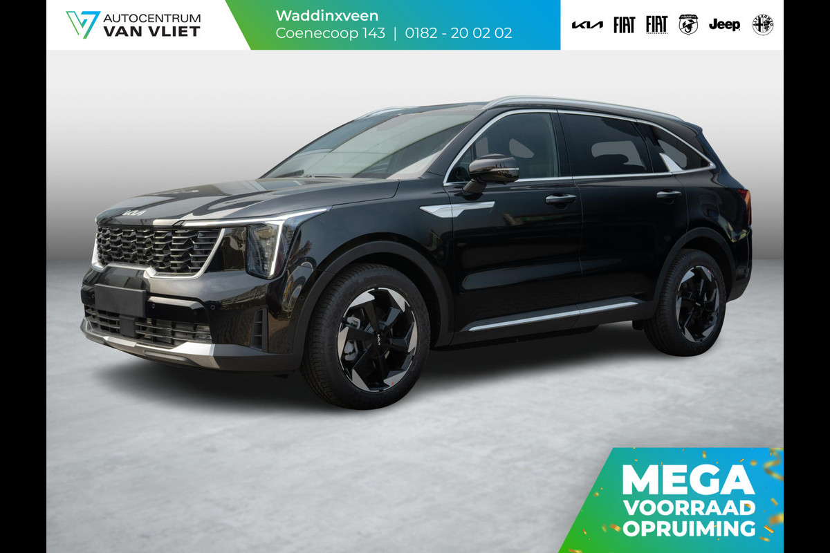 Kia Sorento 1.6 T-GDi Plug-in Hybrid 4WD DynamicPlusLine 7p | Actieprijs* | Bose | Schuifkanteldak | ZOMERDEAL | Navi. | Clima. | Adapt. Cruise. | Dodehoekassistentie | Panodak | Stoel&Stuur Verwarming