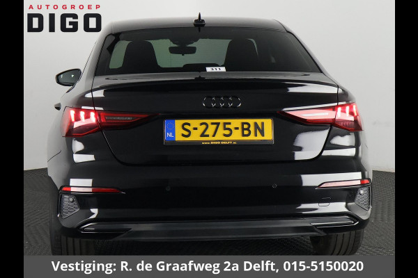 Audi A3 Limousine 30 TFSI Advanced Black Edition | 1e eigenaar | Navigatie | Parkeersensoren | Privacy Glass |