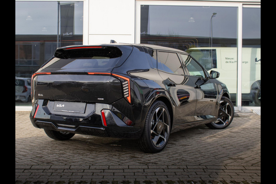 Kia EV4 GT-Line Business Edition 81.4 kWh | DIRECT LEVERBAAR | Navigatie | Stoel en stuurverwarming | Lichtmetalen velgen | LED | Clima. | Adapt. Cruise. | Achteruitrijcamera | Dodehoekassistentie | GT-Line Vegan Lederen Bekleding