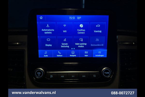 Ford Transit Custom 2.0 TDCI L2H1 Euro6 Airco | Camera | Navigatie | Cruisecontrol | LED | Stoelverwarming | Parkeersensoren Bijrijdersbank, Verwarmde voorruit
