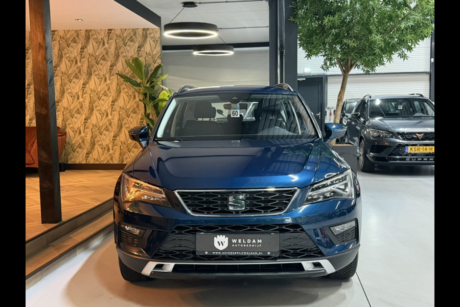Seat Ateca 1.0 EcoTSI Style Edition|Lava Blue|Dealer Onderhouden|AllSeason|Virtual Cockpit|LED|Navi|CarPlay|Cruise|PDC|Rijklaar