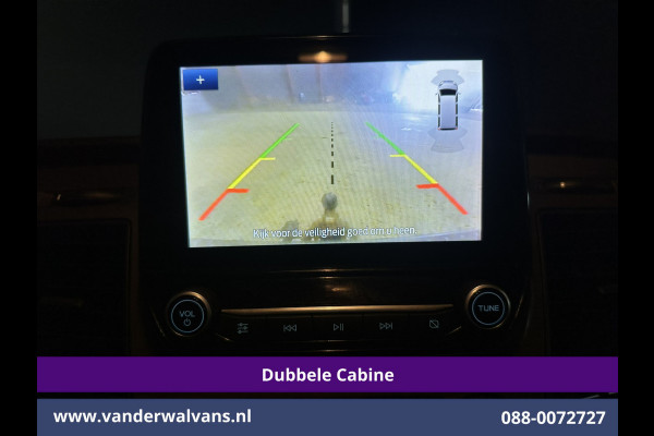 Ford Transit Custom 2.0 TDCI 130pk Automaat L2H1 Dubbele Cabine Euro6 Airco | 6-Zits | Camera | Navigatie | Apple Carplay | LED Android Auto, Adaptieve Cruisecontrol, Stoelverwarming, Verwarmde voorruit, Trekhaak, Achterklep