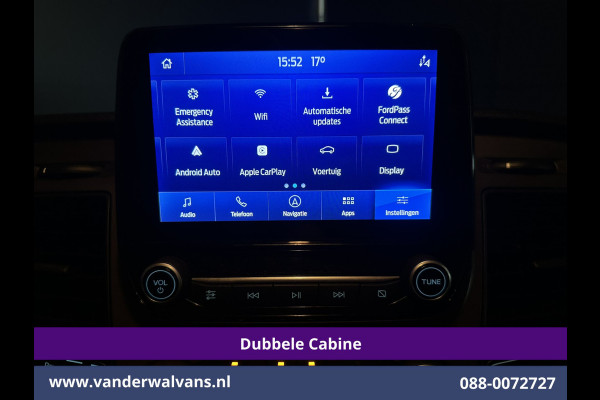 Ford Transit Custom 2.0 TDCI 130pk Automaat L2H1 Dubbele Cabine Euro6 Airco | 6-Zits | Camera | Navigatie | Apple Carplay | LED Android Auto, Adaptieve Cruisecontrol, Stoelverwarming, Verwarmde voorruit, Trekhaak, Achterklep