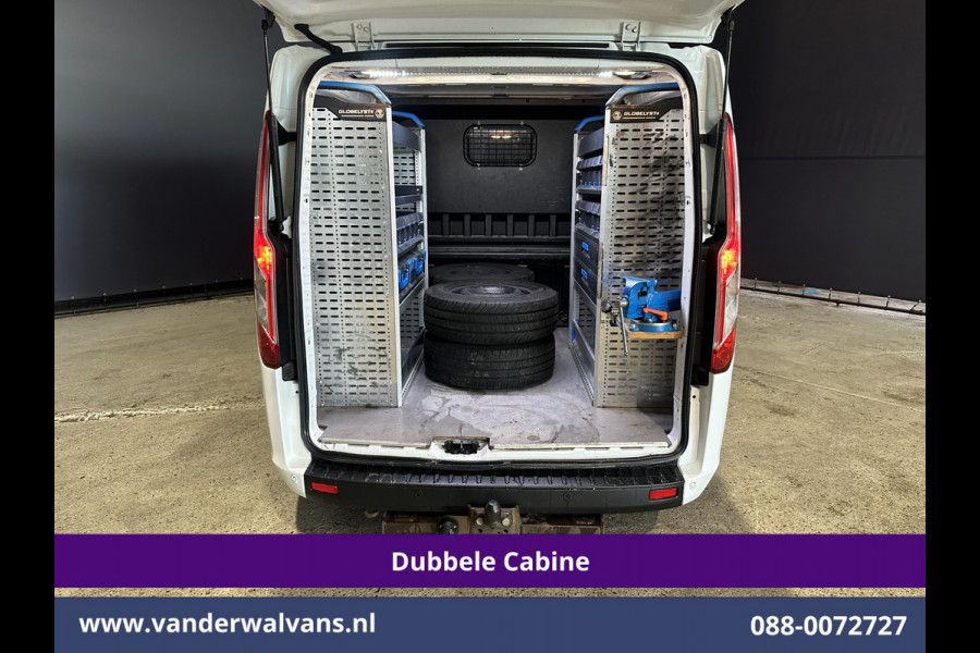 Ford Transit Custom 2.0 TDCI 130pk Automaat L2H1 Dubbele Cabine Euro6 Airco | 6-Zits | Camera | Navigatie | Apple Carplay | LED Android Auto, Adaptieve Cruisecontrol, Stoelverwarming, Verwarmde voorruit, Trekhaak, Achterklep