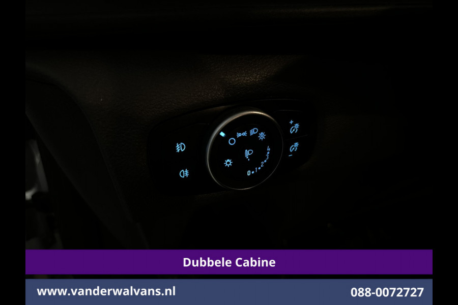 Ford Transit Custom 2.0 TDCI 130pk Automaat L2H1 Dubbele Cabine Euro6 Airco | 6-Zits | Camera | Navigatie | Apple Carplay | LED Android Auto, Adaptieve Cruisecontrol, Stoelverwarming, Verwarmde voorruit, Trekhaak, Achterklep