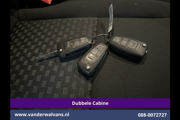Ford Transit Custom 2.0 TDCI 130pk Automaat L2H1 Dubbele Cabine Euro6 Airco | 6-Zits | Camera | Navigatie | Apple Carplay | LED Android Auto, Adaptieve Cruisecontrol, Stoelverwarming, Verwarmde voorruit, Trekhaak, Achterklep