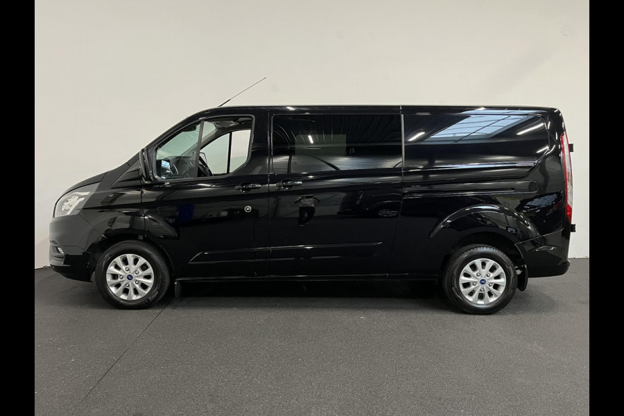 Ford Transit Custom 300 2.0 TDCI L2H1 Limited Dubbele cabine Navigatie Airco 2 Schuifdeuren Trekhaak Parkeersensoren Apple Carplay