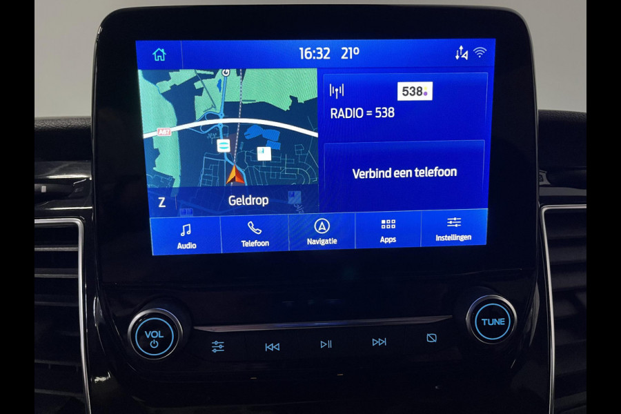 Ford Transit Custom 300 2.0 TDCI L2H1 Limited Dubbele cabine Navigatie Airco 2 Schuifdeuren Trekhaak Parkeersensoren Apple Carplay
