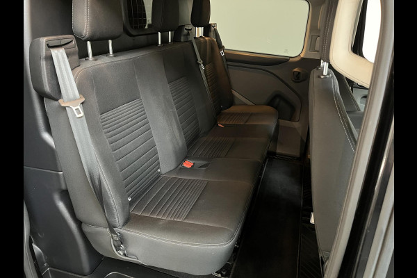 Ford Transit Custom 300 2.0 TDCI L2H1 Limited Dubbele cabine Navigatie Airco 2 Schuifdeuren Trekhaak Parkeersensoren Apple Carplay