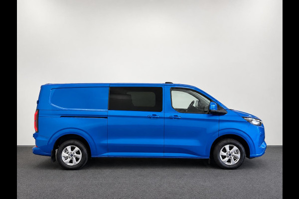 Ford E-Transit Custom 320 L2H1 Aut. Limited 71 kWh DC Dubbele Cabine Full LED Navi Camera LM Velgen PDC VA Cruise Control 2 Schuifdeuren