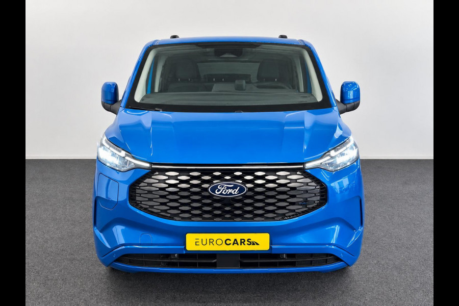 Ford E-Transit Custom 320 L2H1 Aut. Limited 71 kWh DC Dubbele Cabine Full LED Navi Camera LM Velgen PDC VA Cruise Control 2 Schuifdeuren