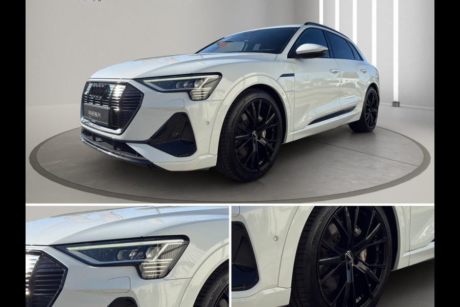 Audi e-tron e-tron 50 quattro Launch edition Black | Pano | S-Line | 22"| Geheugen | 71 KWH | Camera | Nette staat