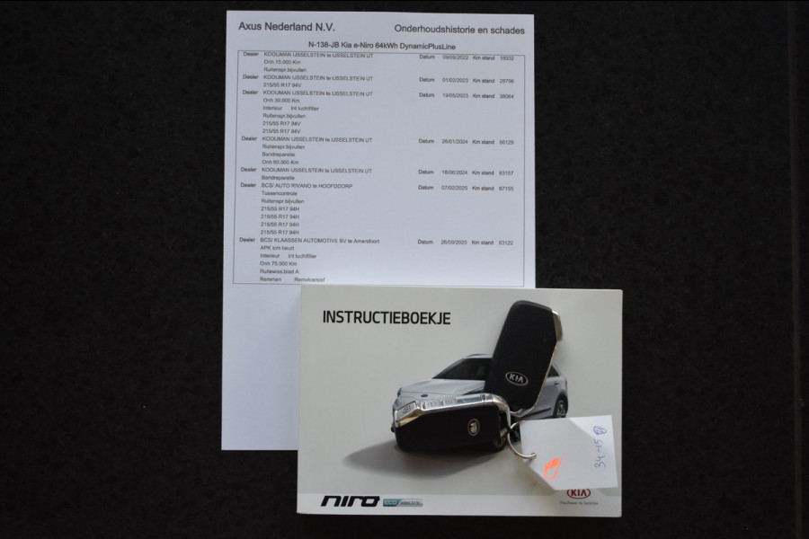 Kia e-Niro DynamicPlusLine 64 kWh | SOH 97,5% | NAP | STOELVERWARMING | CAMERA | SCHUIFKANTELDAK