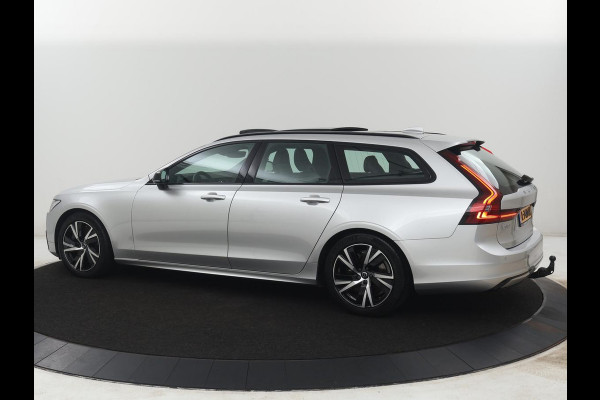Volvo V90 2.0 B4 R-Design | Panoramadak | Leder | Stuur/stoelverwarming | Trekhaak | harman/kardon | Head-up | Adaptive cruise | 360 camera | Full LED |