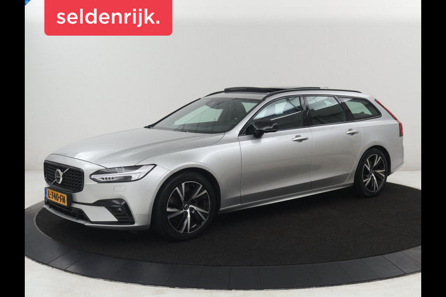 Volvo V90 2.0 B4 R-Design | Panoramadak | Leder | Stuur/stoelverwarming | Trekhaak | harman/kardon | Head-up | Adaptive cruise | 360 camera | Full LED |