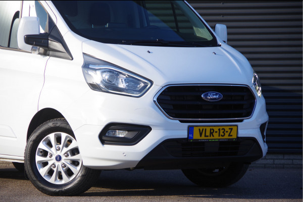 Ford Transit Custom 300 2.0 TDCI L2 3-ZITS, 170PK, 2800KG TREKHAAK, STOELVERWARMING, CAMERA, NAVI, CRUISE, AIRCO, PARKEERSENSOREN, 17''