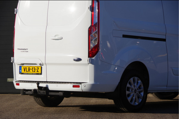 Ford Transit Custom 300 2.0 TDCI L2 3-ZITS, 170PK, 2800KG TREKHAAK, STOELVERWARMING, CAMERA, NAVI, CRUISE, AIRCO, PARKEERSENSOREN, 17''