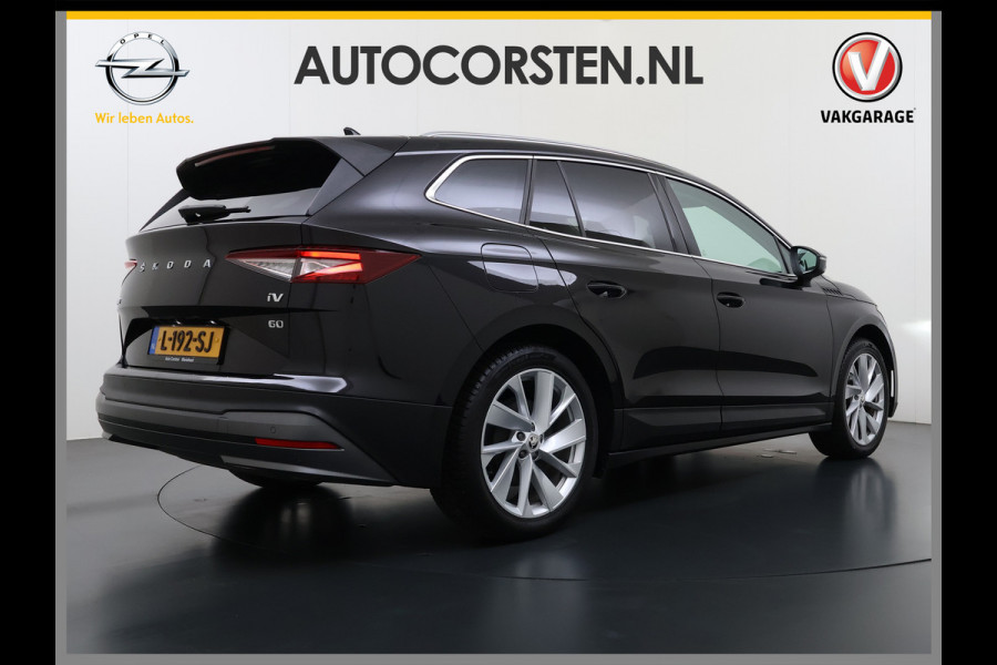 Škoda ENYAQ iV 180PK SOH 91% 3-Zone Ecc Camera Navi Ecc Stoel+Stuurverwarming Android Auto Apple Carplay 60 P-Assist Cruise Control Privacy Glas Lmv 20" Isofix Lane Assist Keyless advanced 1e Eigenaar Origineel Nederlandse Auto