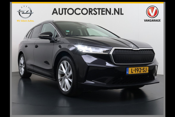 Škoda ENYAQ iV 180PK SOH 91% 3-Zone Ecc Camera Navi Ecc Stoel+Stuurverwarming Android Auto Apple Carplay 60 P-Assist Cruise Control Privacy Glas Lmv 20" Isofix Lane Assist Keyless advanced 1e Eigenaar Origineel Nederlandse Auto