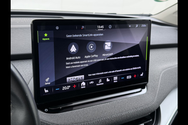 Škoda ENYAQ iV 180PK SOH 91% 3-Zone Ecc Camera Navi Ecc Stoel+Stuurverwarming Android Auto Apple Carplay 60 P-Assist Cruise Control Privacy Glas Lmv 20" Isofix Lane Assist Keyless advanced 1e Eigenaar Origineel Nederlandse Auto