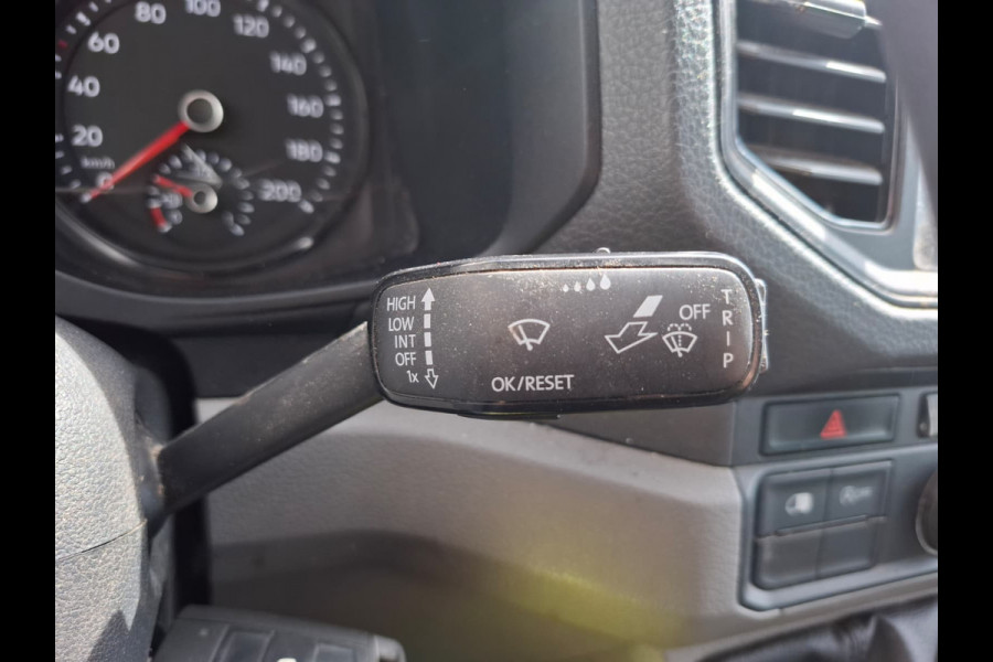 Volkswagen Crafter 35 2.0D L4H3 Extra Lang+Hoog Camera Comfort Stoel Airco Apple Carplay Android Auto Cruise Control Sidebars Navi* Pdc Betonplex Vloer Wandbetimmering Schuifdeur Origineel Nederlandse Auto