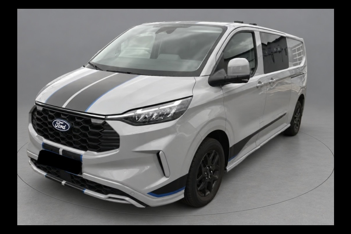 Ford Transit Custom 320 2.0 TDCI L2H1 Sport DC 360 Camera, Adaptieve Cruise, Carplay, LED, 170pk, Elektrische stoel, Stuurverwarming, Stoelverwarming, Sensoren, Uniek!
