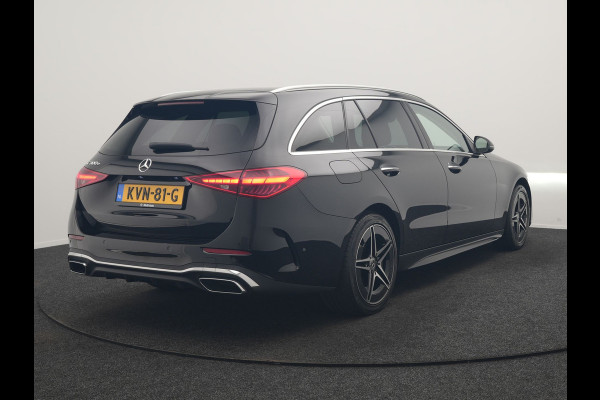 Mercedes-Benz C-Klasse Estate 300 e AMG Line PHEV 313pk Dealer O.H | Trekhaak Af Fabriek | Adaptive Cruise | Camera | Digital Light | Alcantara Sportstoelen Memory & Verwarmd | Keyless | Sfeerverlichting | Apple Carplay | Blis | DAB | 18"L.M | Plug In Hybrid