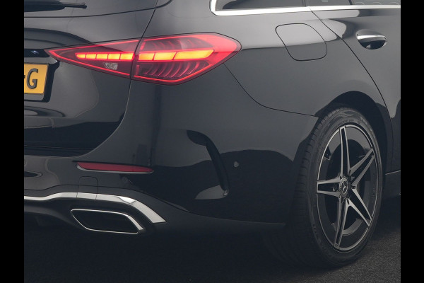 Mercedes-Benz C-Klasse Estate 300 e AMG Line PHEV 313pk Dealer O.H | Trekhaak Af Fabriek | Adaptive Cruise | Camera | Digital Light | Alcantara Sportstoelen Memory & Verwarmd | Keyless | Sfeerverlichting | Apple Carplay | Blis | DAB | 18"L.M | Plug In Hybrid