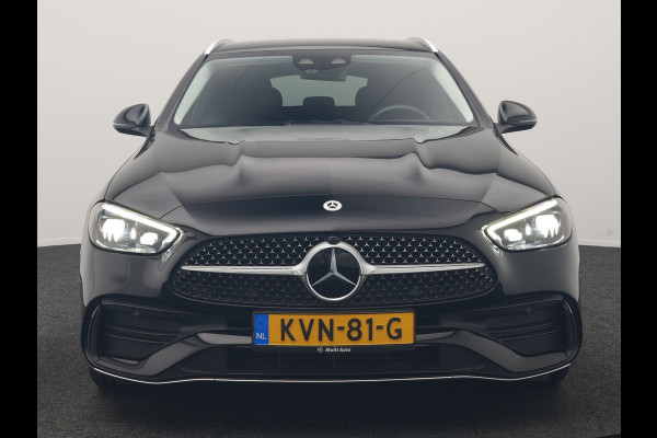 Mercedes-Benz C-Klasse Estate 300 e AMG Line PHEV 313pk Dealer O.H | Trekhaak Af Fabriek | Adaptive Cruise | Camera | Digital Light | Alcantara Sportstoelen Memory & Verwarmd | Keyless | Sfeerverlichting | Apple Carplay | Blis | DAB | 18"L.M | Plug In Hybrid