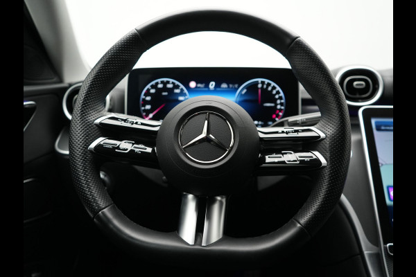 Mercedes-Benz C-Klasse Estate 300 e AMG Line PHEV 313pk Dealer O.H | Trekhaak Af Fabriek | Adaptive Cruise | Camera | Digital Light | Alcantara Sportstoelen Memory & Verwarmd | Keyless | Sfeerverlichting | Apple Carplay | Blis | DAB | 18"L.M | Plug In Hybrid