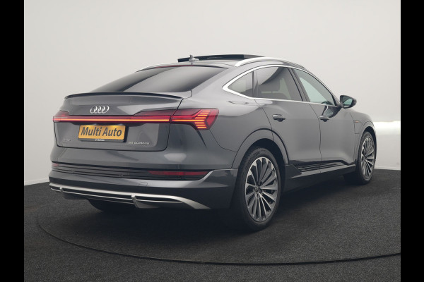 Audi e-tron Sportback 55 quattro S Line 95 kWh SOH 93,3% 408pk Dealer O.H | Trekhaak Afn. | Adaptive Cruise | Camera | Bang & Olufsen | Alcantara Sportstoelen Memory & Verwarmd | Keyless | Apple Carplay | BLIS | Navigatie | Virtual | DAB | 21"L.M |