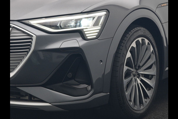 Audi e-tron Sportback 55 quattro S Line 95 kWh SOH 93,3% 408pk Dealer O.H | Trekhaak Afn. | Adaptive Cruise | Camera | Bang & Olufsen | Alcantara Sportstoelen Memory & Verwarmd | Keyless | Apple Carplay | BLIS | Navigatie | Virtual | DAB | 21"L.M |