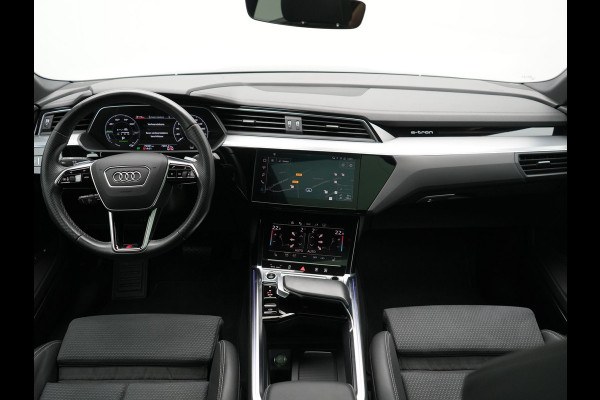 Audi e-tron Sportback 55 quattro S Line 95 kWh SOH 93,3% 408pk Dealer O.H | Trekhaak Afn. | Adaptive Cruise | Camera | Bang & Olufsen | Alcantara Sportstoelen Memory & Verwarmd | Keyless | Apple Carplay | BLIS | Navigatie | Virtual | DAB | 21"L.M |