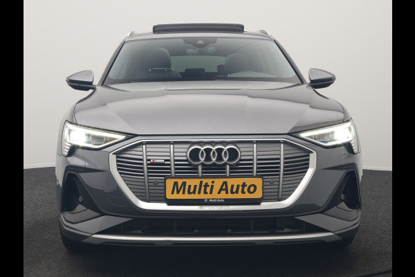 Audi e-tron Sportback 55 quattro S Line 95 kWh SOH 93,3% 408pk Dealer O.H | Trekhaak Afn. | Adaptive Cruise | Camera | Bang & Olufsen | Alcantara Sportstoelen Memory & Verwarmd | Keyless | Apple Carplay | BLIS | Navigatie | Virtual | DAB | 21"L.M |