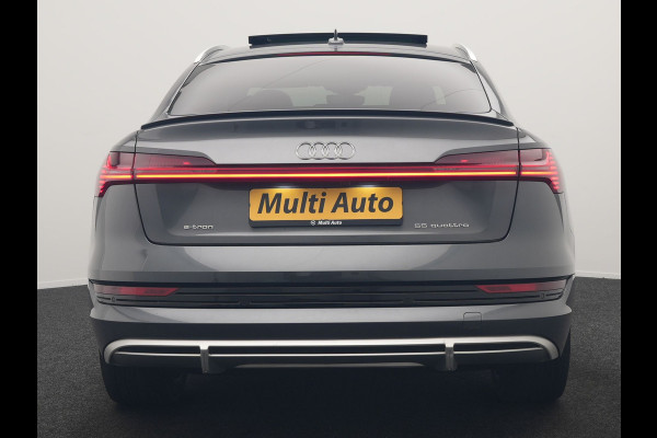 Audi e-tron Sportback 55 quattro S Line 95 kWh SOH 93,3% 408pk Dealer O.H | Trekhaak Afn. | Adaptive Cruise | Camera | Bang & Olufsen | Alcantara Sportstoelen Memory & Verwarmd | Keyless | Apple Carplay | BLIS | Navigatie | Virtual | DAB | 21"L.M |