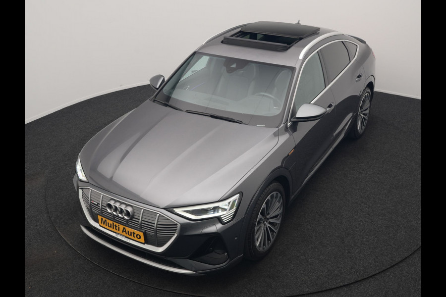 Audi e-tron Sportback 55 quattro S Line 95 kWh SOH 93,3% 408pk Dealer O.H | Trekhaak Afn. | Adaptive Cruise | Camera | Bang & Olufsen | Alcantara Sportstoelen Memory & Verwarmd | Keyless | Apple Carplay | BLIS | Navigatie | Virtual | DAB | 21"L.M |