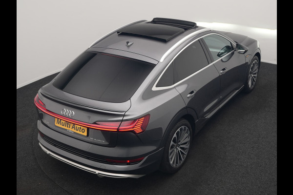 Audi e-tron Sportback 55 quattro S Line 95 kWh SOH 93,3% 408pk Dealer O.H | Trekhaak Afn. | Adaptive Cruise | Camera | Bang & Olufsen | Alcantara Sportstoelen Memory & Verwarmd | Keyless | Apple Carplay | BLIS | Navigatie | Virtual | DAB | 21"L.M |