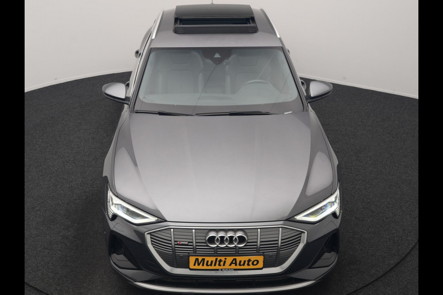 Audi e-tron Sportback 55 quattro S Line 95 kWh SOH 93,3% 408pk Dealer O.H | Trekhaak Afn. | Adaptive Cruise | Camera | Bang & Olufsen | Alcantara Sportstoelen Memory & Verwarmd | Keyless | Apple Carplay | BLIS | Navigatie | Virtual | DAB | 21"L.M |