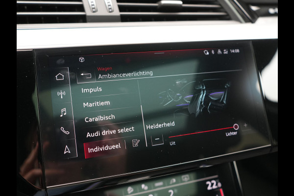 Audi e-tron Sportback 55 quattro S Line 95 kWh SOH 93,3% 408pk Dealer O.H | Trekhaak Afn. | Adaptive Cruise | Camera | Bang & Olufsen | Alcantara Sportstoelen Memory & Verwarmd | Keyless | Apple Carplay | BLIS | Navigatie | Virtual | DAB | 21"L.M |
